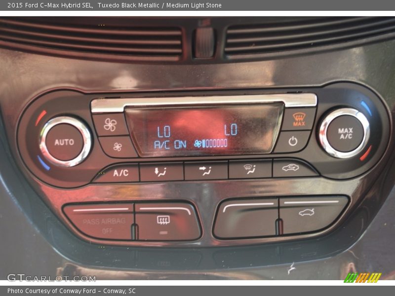 Tuxedo Black Metallic / Medium Light Stone 2015 Ford C-Max Hybrid SEL