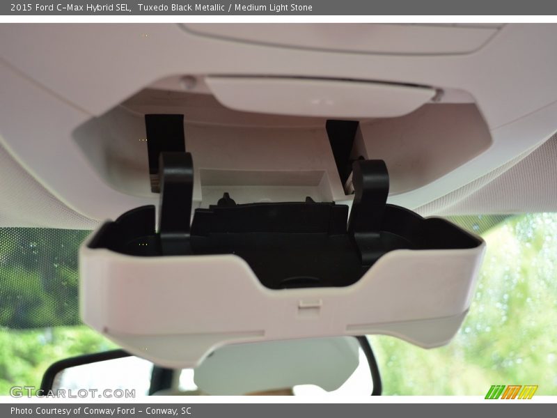 Tuxedo Black Metallic / Medium Light Stone 2015 Ford C-Max Hybrid SEL