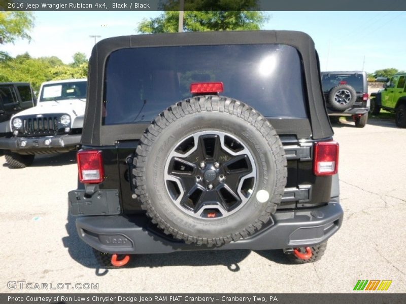 Black / Black 2016 Jeep Wrangler Rubicon 4x4