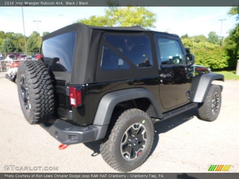 Black / Black 2016 Jeep Wrangler Rubicon 4x4