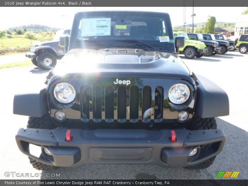 Black / Black 2016 Jeep Wrangler Rubicon 4x4