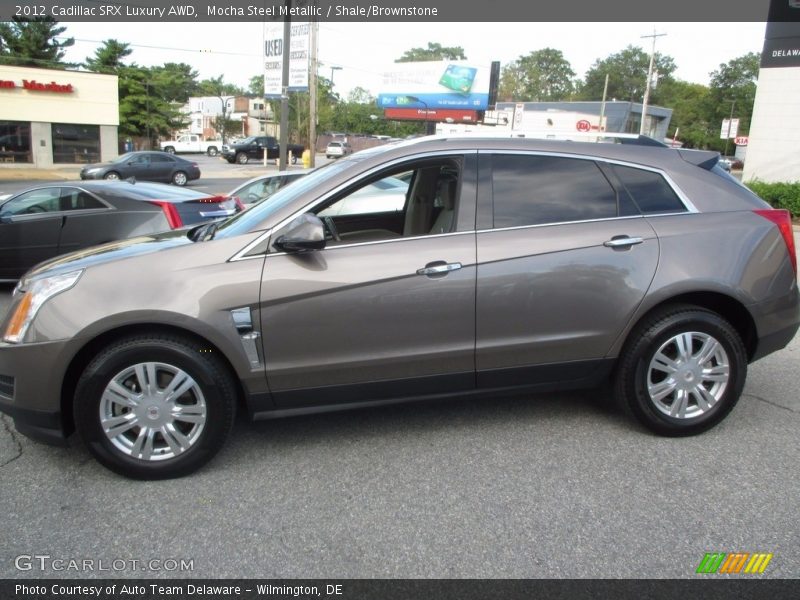 Mocha Steel Metallic / Shale/Brownstone 2012 Cadillac SRX Luxury AWD