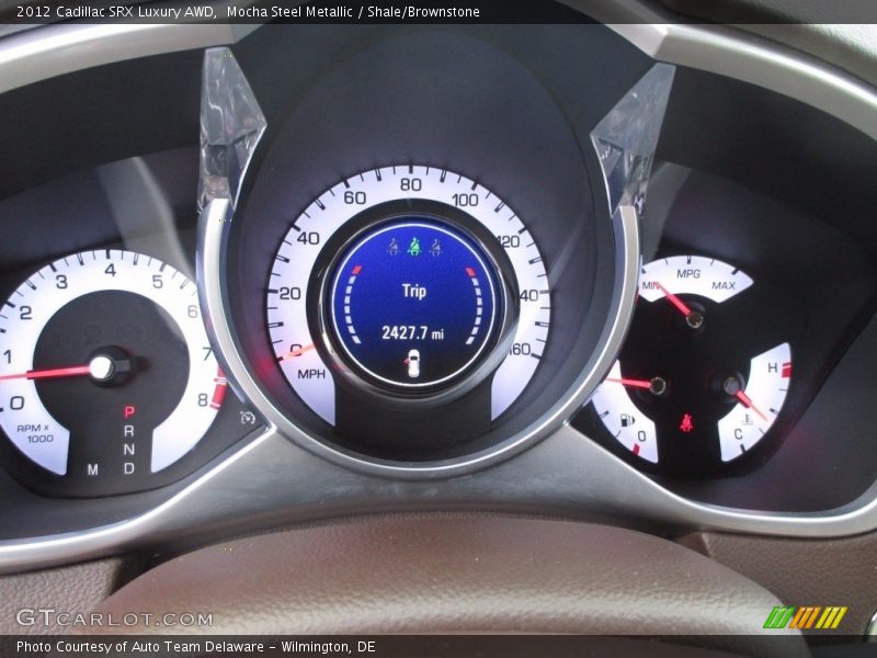 Mocha Steel Metallic / Shale/Brownstone 2012 Cadillac SRX Luxury AWD