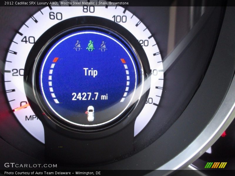 Mocha Steel Metallic / Shale/Brownstone 2012 Cadillac SRX Luxury AWD