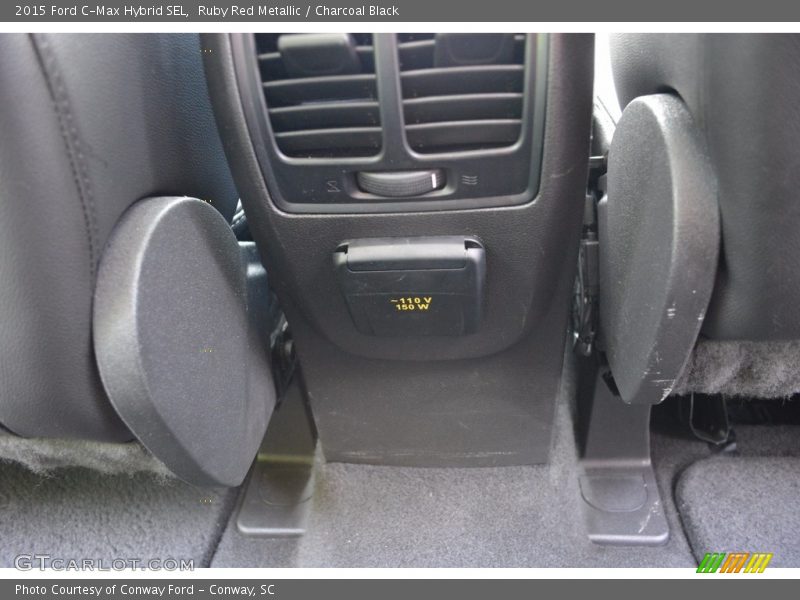 Ruby Red Metallic / Charcoal Black 2015 Ford C-Max Hybrid SEL