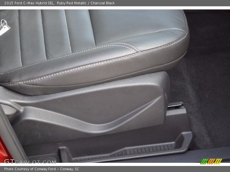Ruby Red Metallic / Charcoal Black 2015 Ford C-Max Hybrid SEL