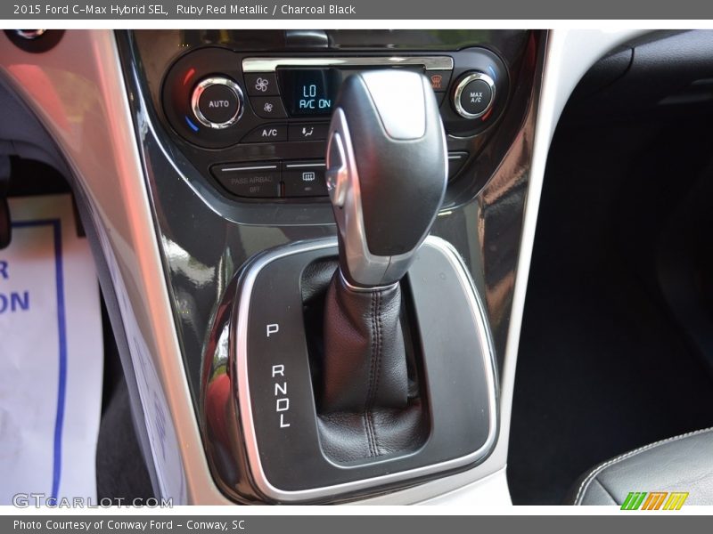 Ruby Red Metallic / Charcoal Black 2015 Ford C-Max Hybrid SEL