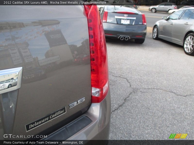 Mocha Steel Metallic / Shale/Brownstone 2012 Cadillac SRX Luxury AWD