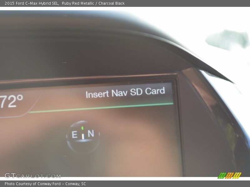 Ruby Red Metallic / Charcoal Black 2015 Ford C-Max Hybrid SEL