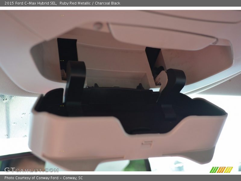 Ruby Red Metallic / Charcoal Black 2015 Ford C-Max Hybrid SEL