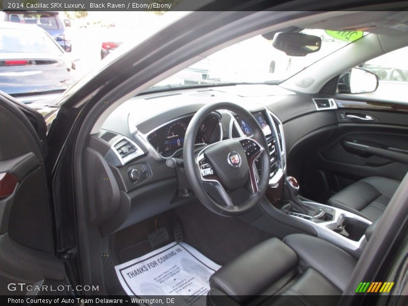 Black Raven / Ebony/Ebony 2014 Cadillac SRX Luxury