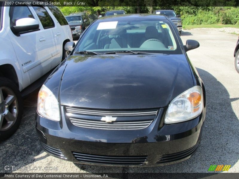 Black / Gray 2007 Chevrolet Cobalt LS Sedan