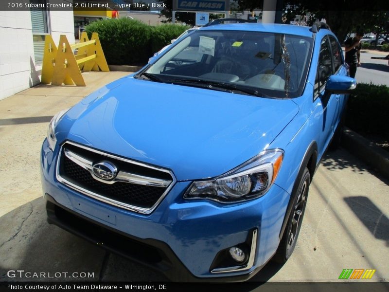 Hyper Blue / Black 2016 Subaru Crosstrek 2.0i Limited