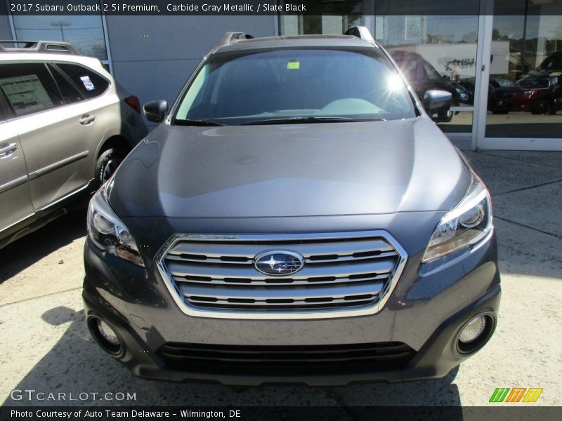 Carbide Gray Metallic / Slate Black 2017 Subaru Outback 2.5i Premium