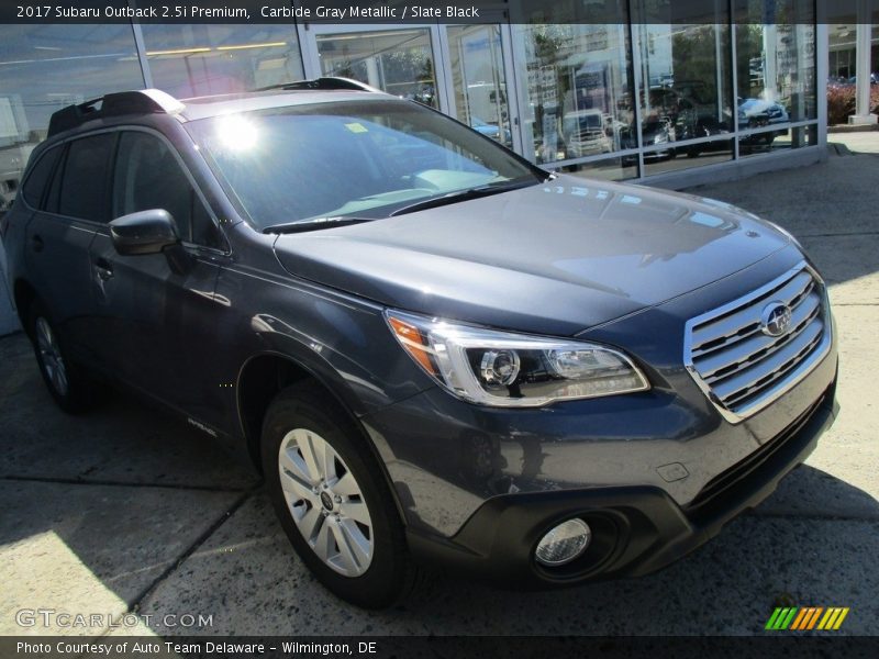Carbide Gray Metallic / Slate Black 2017 Subaru Outback 2.5i Premium