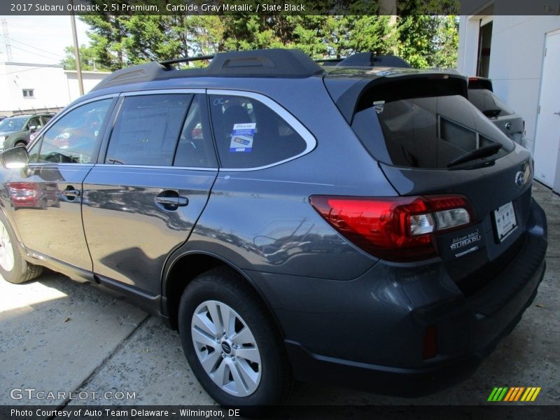 Carbide Gray Metallic / Slate Black 2017 Subaru Outback 2.5i Premium