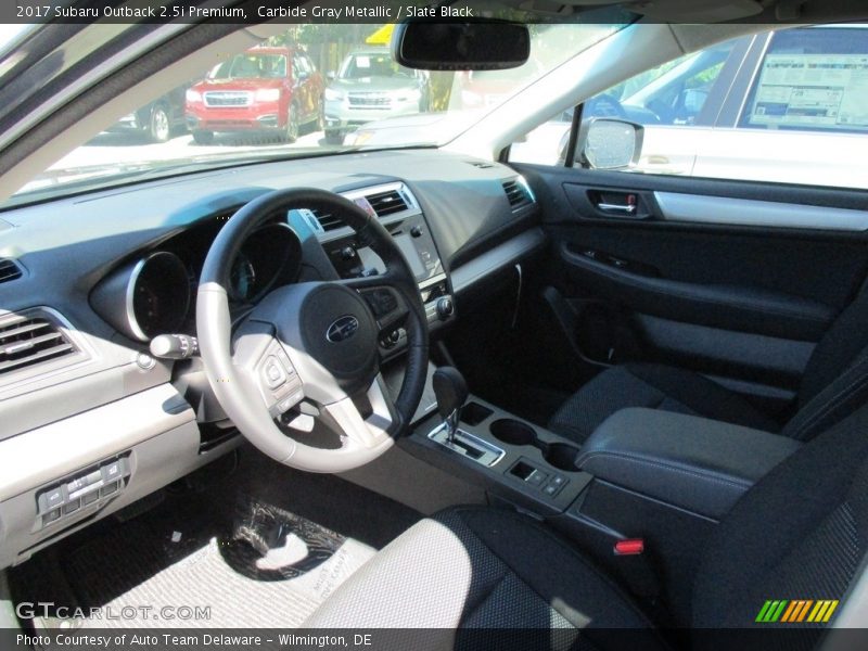 Carbide Gray Metallic / Slate Black 2017 Subaru Outback 2.5i Premium