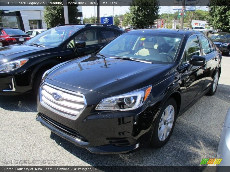 Crystal Black Silica / Slate Black 2017 Subaru Legacy 2.5i Premium