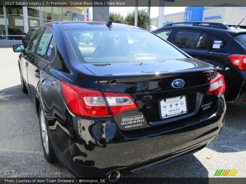 Crystal Black Silica / Slate Black 2017 Subaru Legacy 2.5i Premium