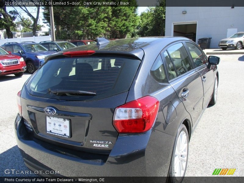 Dark Gray Metallic / Black 2016 Subaru Impreza 2.0i Limited 5-door