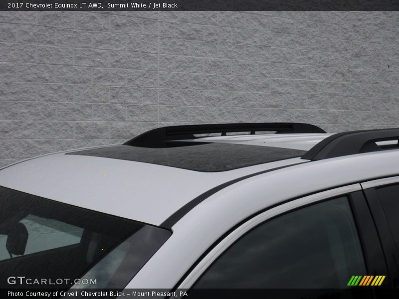 Summit White / Jet Black 2017 Chevrolet Equinox LT AWD