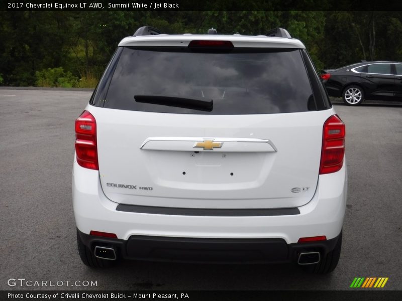 Summit White / Jet Black 2017 Chevrolet Equinox LT AWD