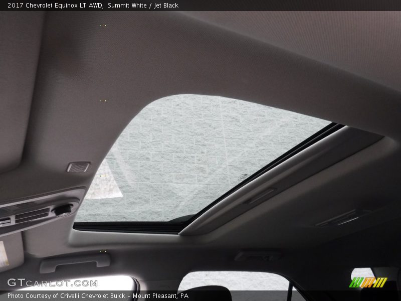 Summit White / Jet Black 2017 Chevrolet Equinox LT AWD