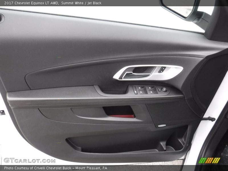 Summit White / Jet Black 2017 Chevrolet Equinox LT AWD
