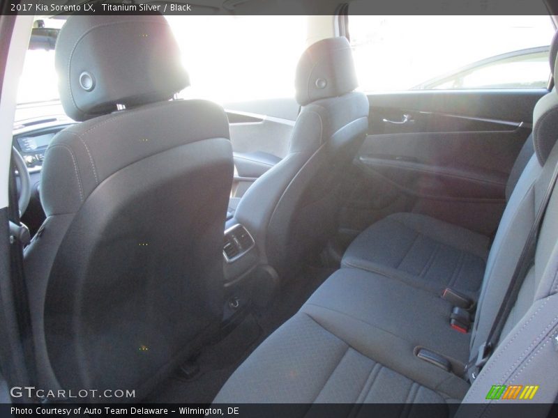 Rear Seat of 2017 Sorento LX