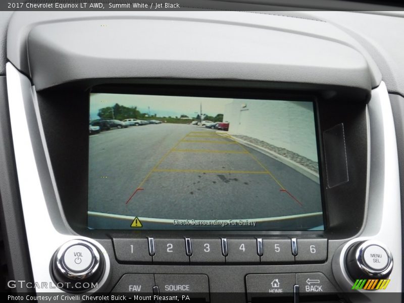 Summit White / Jet Black 2017 Chevrolet Equinox LT AWD