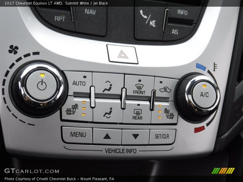 Summit White / Jet Black 2017 Chevrolet Equinox LT AWD