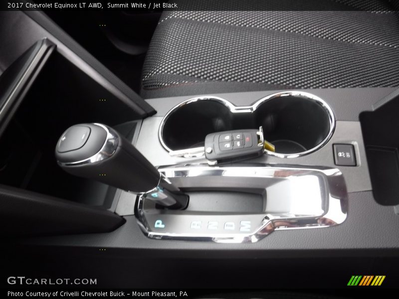 Summit White / Jet Black 2017 Chevrolet Equinox LT AWD