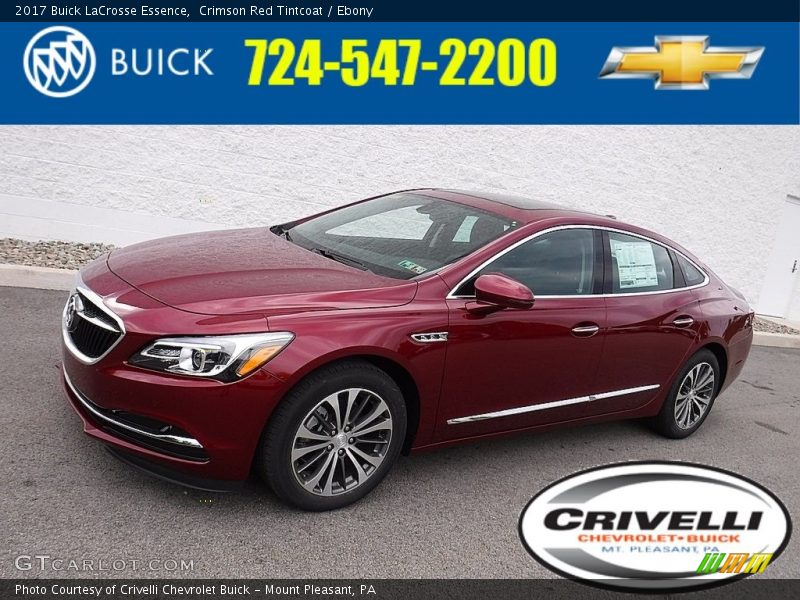 Crimson Red Tintcoat / Ebony 2017 Buick LaCrosse Essence