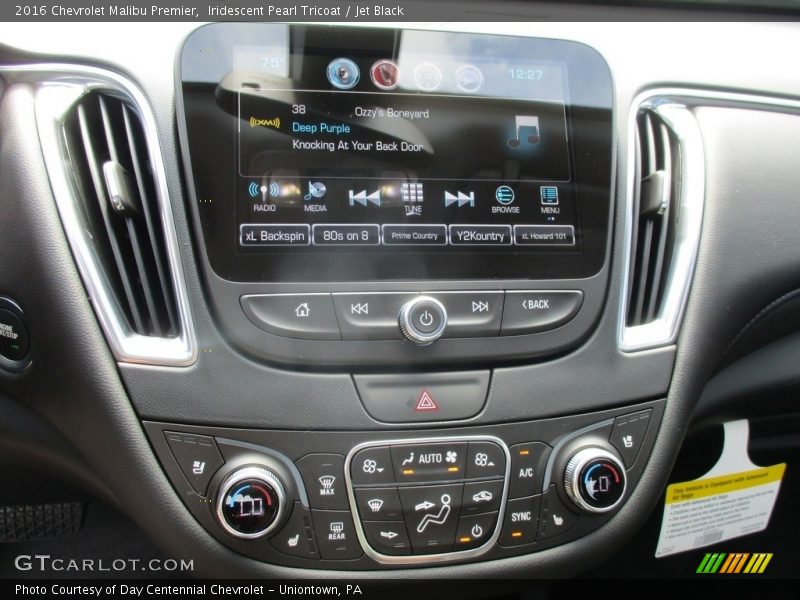 Iridescent Pearl Tricoat / Jet Black 2016 Chevrolet Malibu Premier