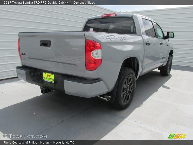 Cement / Black 2017 Toyota Tundra TRD PRO Double Cab 4x4