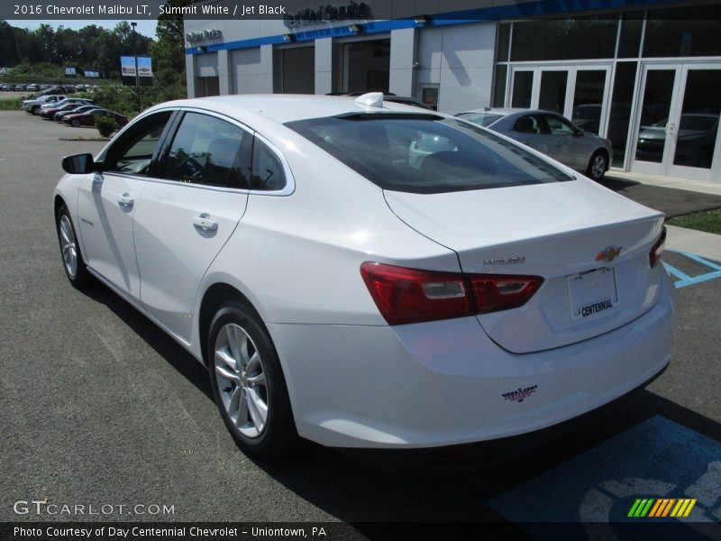 Summit White / Jet Black 2016 Chevrolet Malibu LT