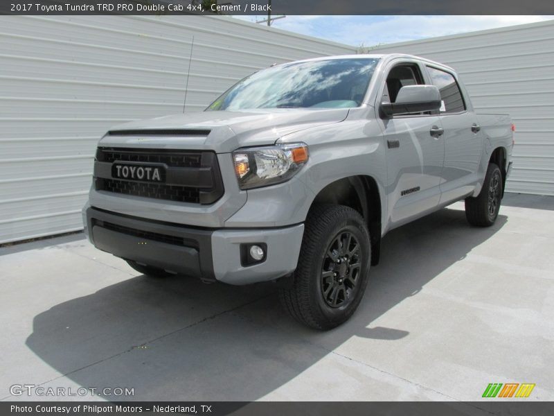 Cement / Black 2017 Toyota Tundra TRD PRO Double Cab 4x4