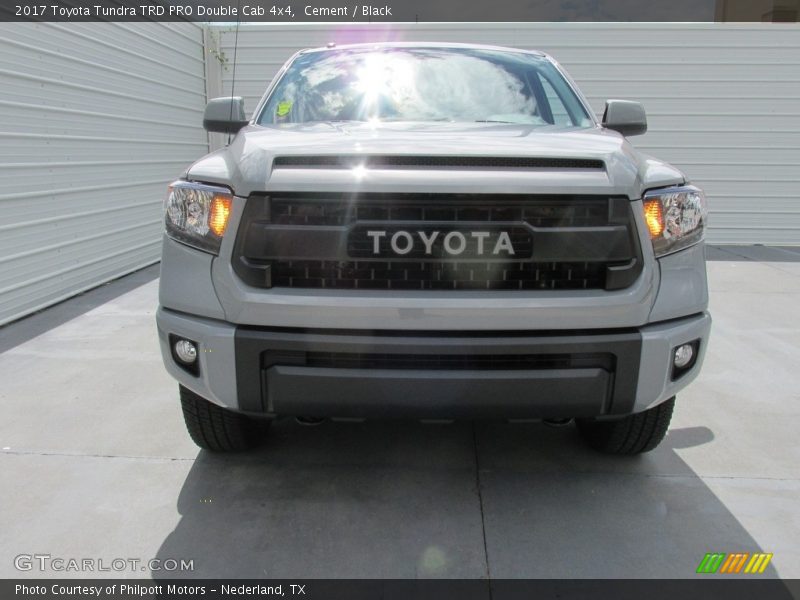 Cement / Black 2017 Toyota Tundra TRD PRO Double Cab 4x4