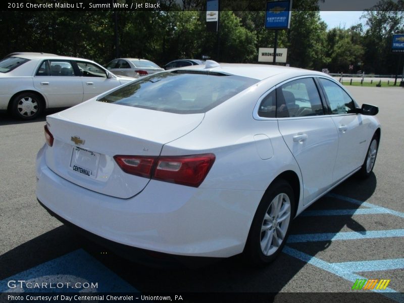 Summit White / Jet Black 2016 Chevrolet Malibu LT