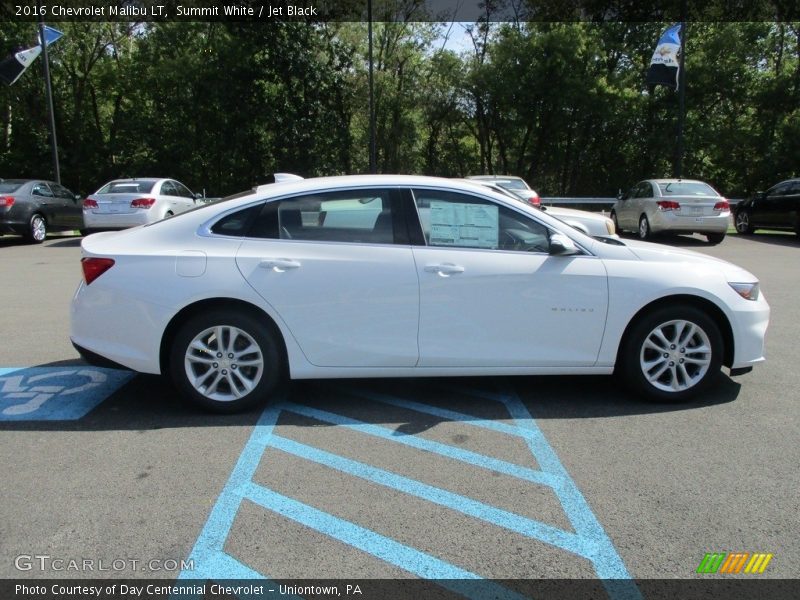 Summit White / Jet Black 2016 Chevrolet Malibu LT