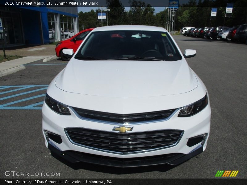 Summit White / Jet Black 2016 Chevrolet Malibu LT