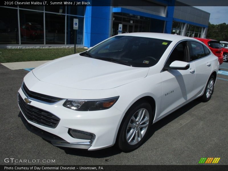 Summit White / Jet Black 2016 Chevrolet Malibu LT