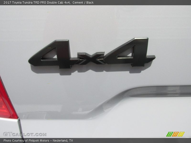  2017 Tundra TRD PRO Double Cab 4x4 Logo