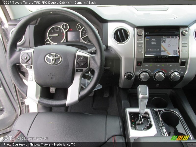 Dashboard of 2017 Tundra TRD PRO Double Cab 4x4