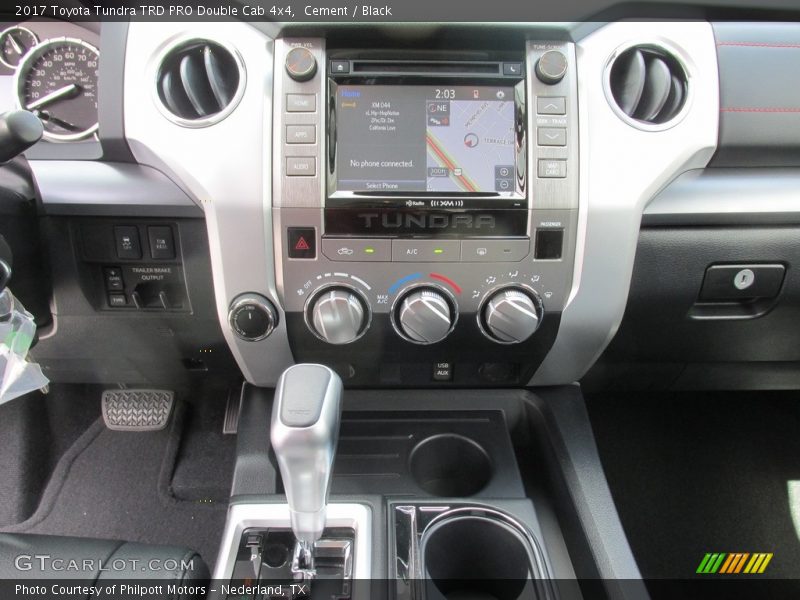 Controls of 2017 Tundra TRD PRO Double Cab 4x4