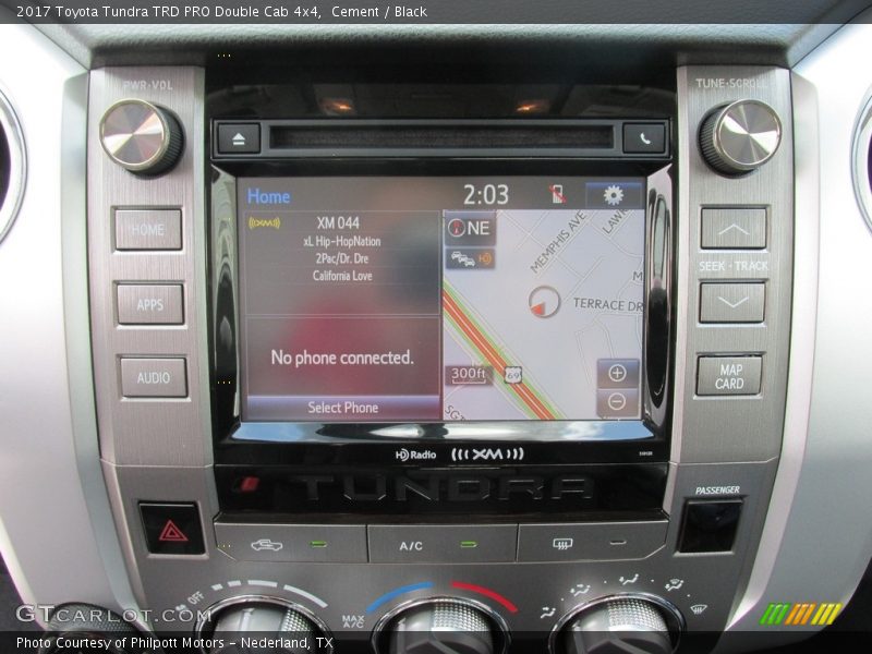 Navigation of 2017 Tundra TRD PRO Double Cab 4x4