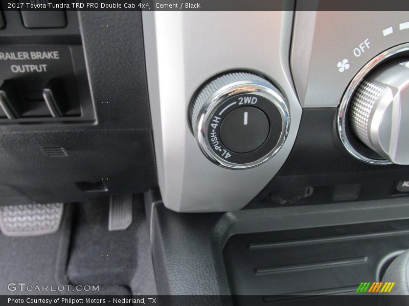 Controls of 2017 Tundra TRD PRO Double Cab 4x4