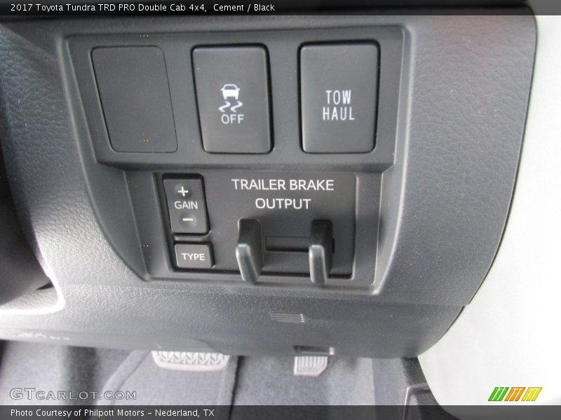 Controls of 2017 Tundra TRD PRO Double Cab 4x4