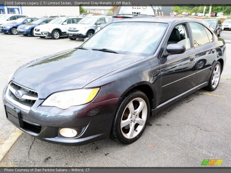 Diamond Gray Metallic / Off Black 2008 Subaru Legacy 2.5i Limited Sedan
