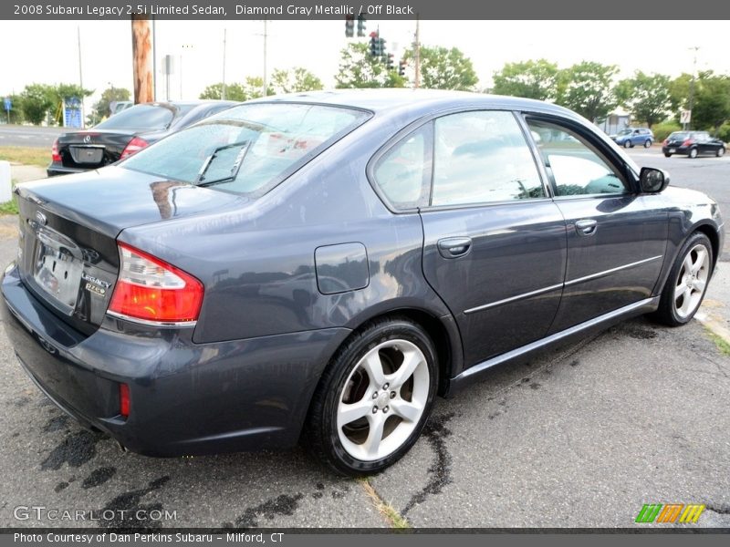Diamond Gray Metallic / Off Black 2008 Subaru Legacy 2.5i Limited Sedan
